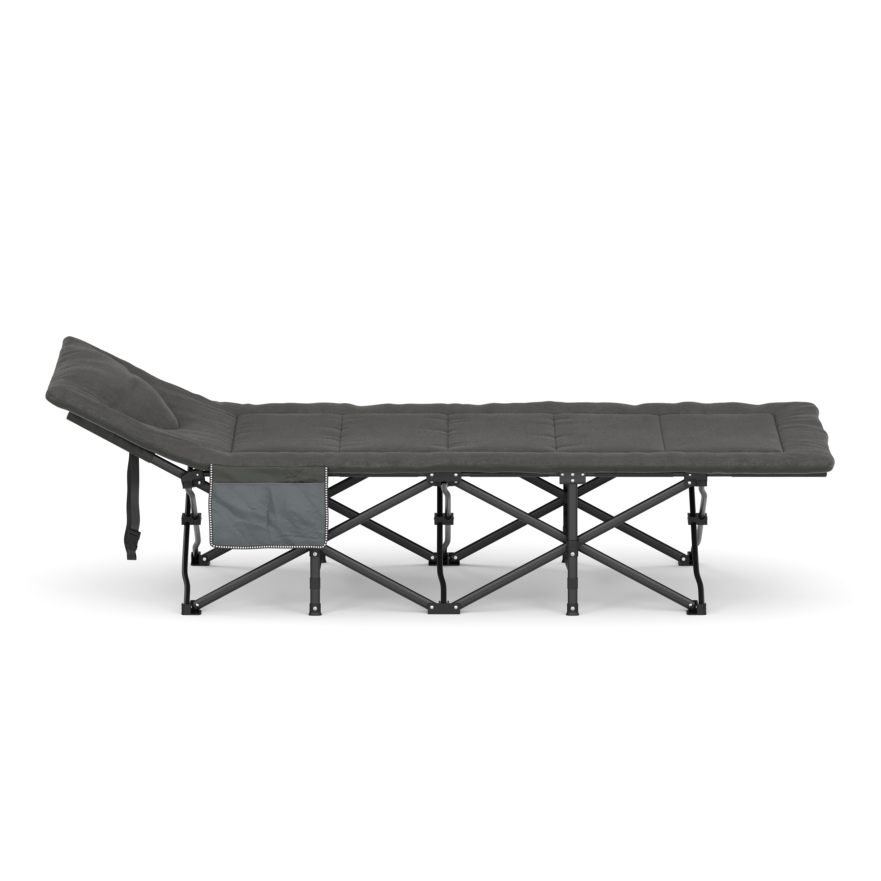 Campingbett klappbar GERB 190 x 71 x 35 cm grau