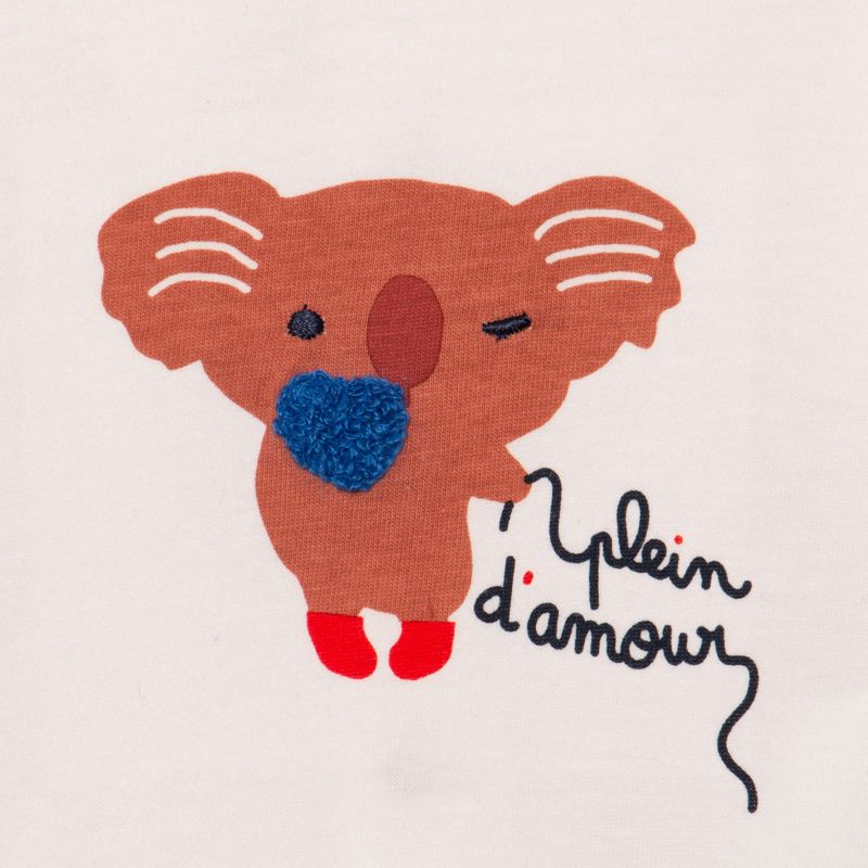 Tee-shirt bio bébé koala Catimini Aucune nuance