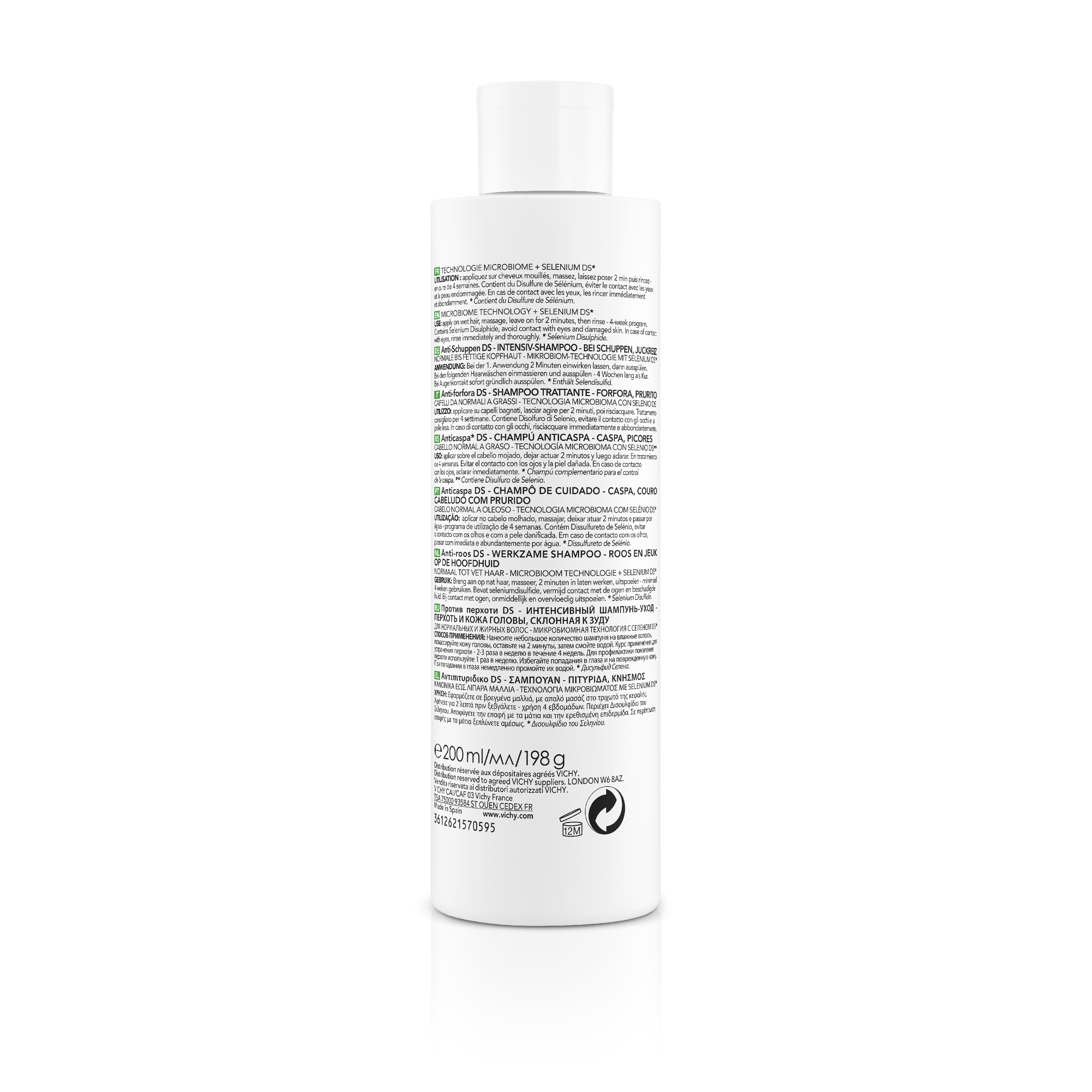 Vichy Vichy Dercos Anti Schuppen Shampoo fettiges Haar 200 ml