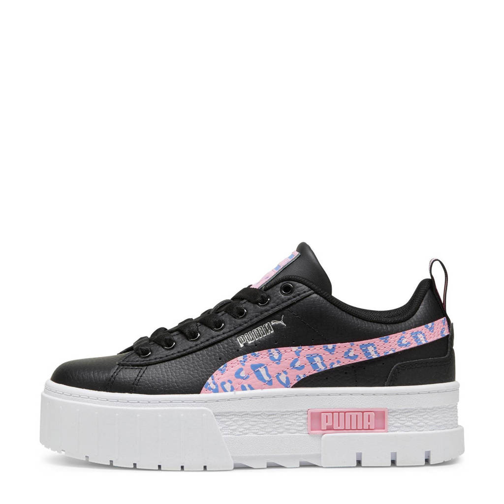 Puma Wildsneakers zwart/roze/lila