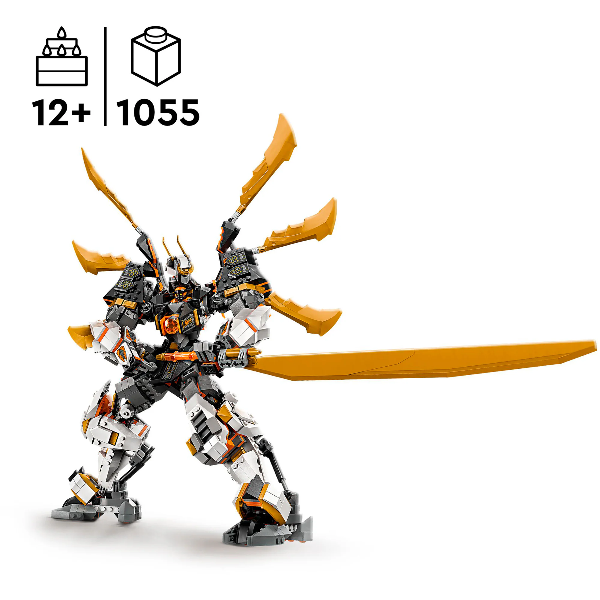LEGO Konstruktionsspielzeug Ninjago Coles Titandrachen-Mech