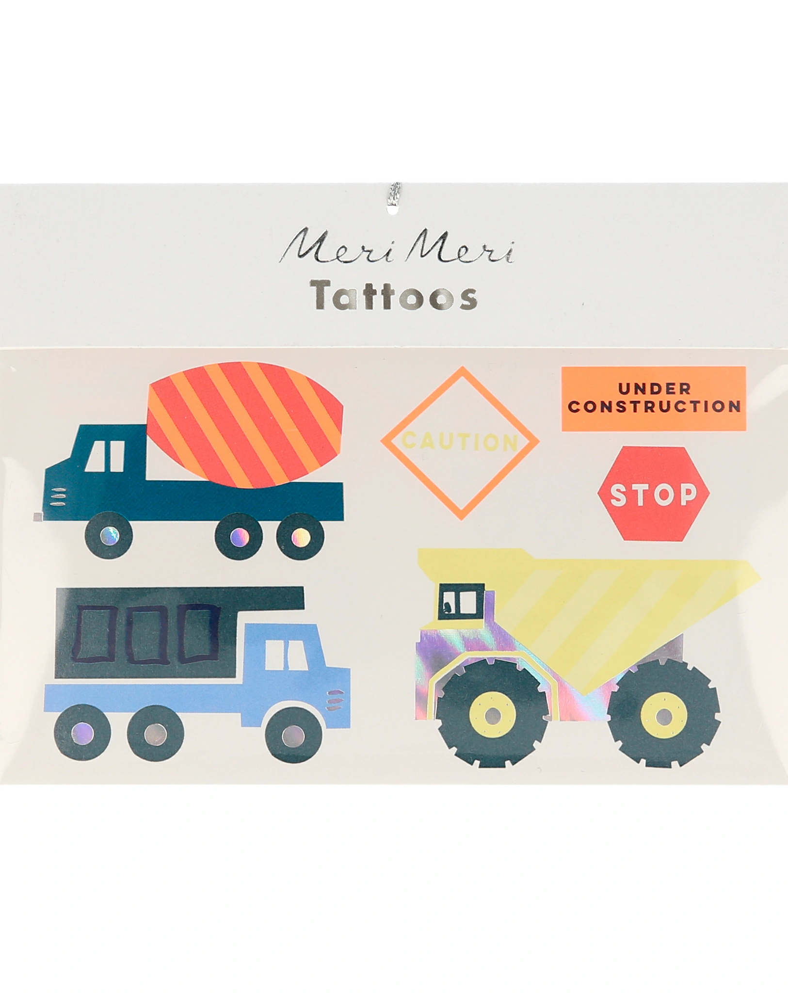 Klebetattoos CONSTRUCTION 2er-Pack