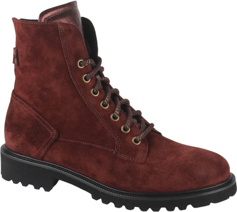 Durea 9769.185.1677-H dames veterboots sportief (6) rood