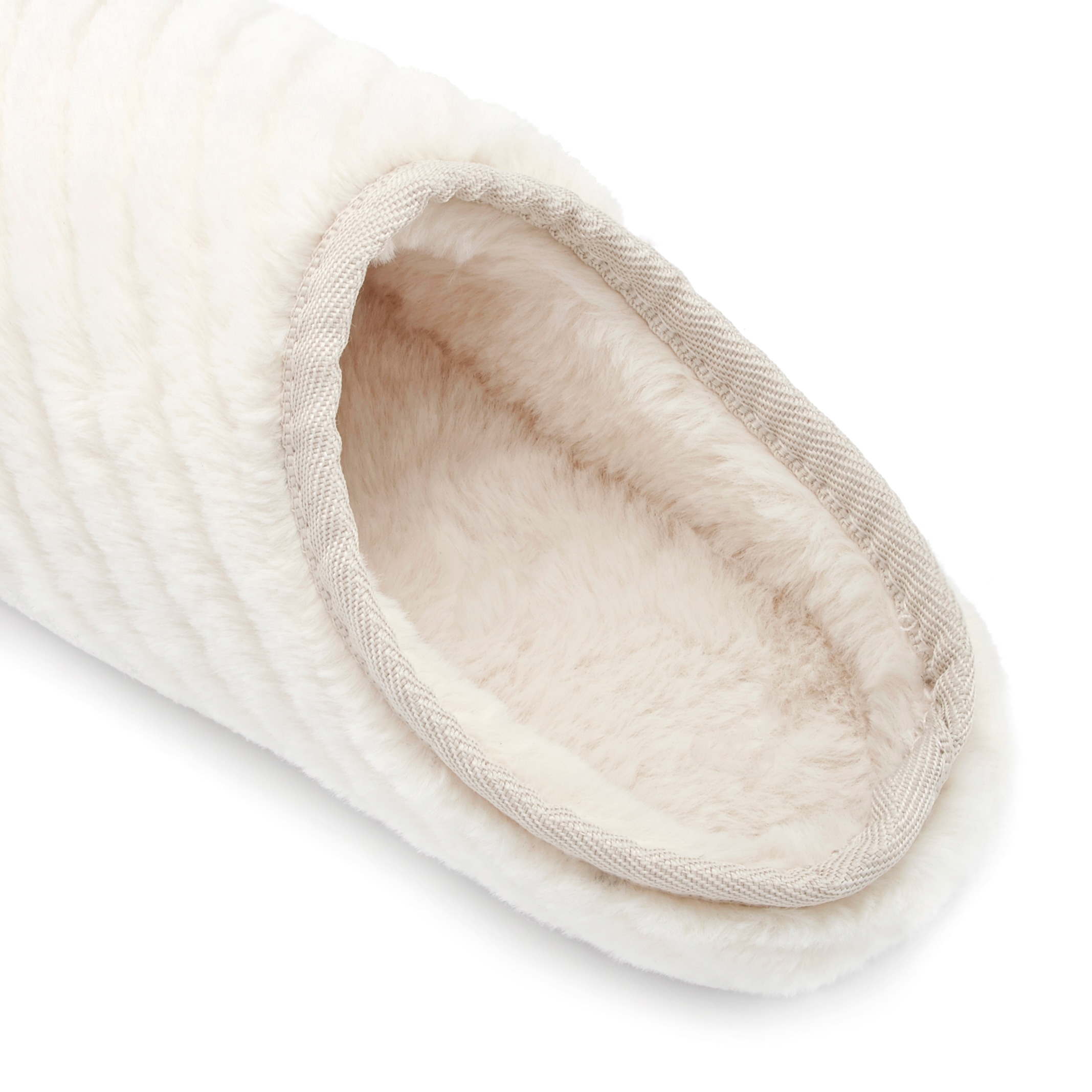 Vivance Hausschuh »Pantolette, Pantoffel, Clog,«  aus weichem Textil VEGAN