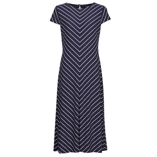 Lauren Ralph Lauren - PIPPA-CAP SLEEVE-DAY DRESS Azul