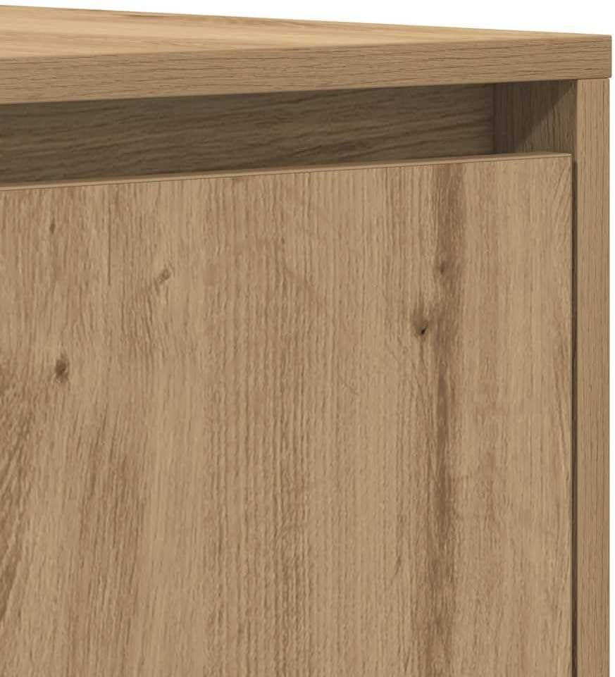 vidaXL Sideboard Artisan-Eiche 120 x 41 x 75 cm Holzwerkstoff, Moderner rechteckiger Sideboard, freistehendes Stauraummöbel, Buffet mit Schubladen für Dein Zuhause
