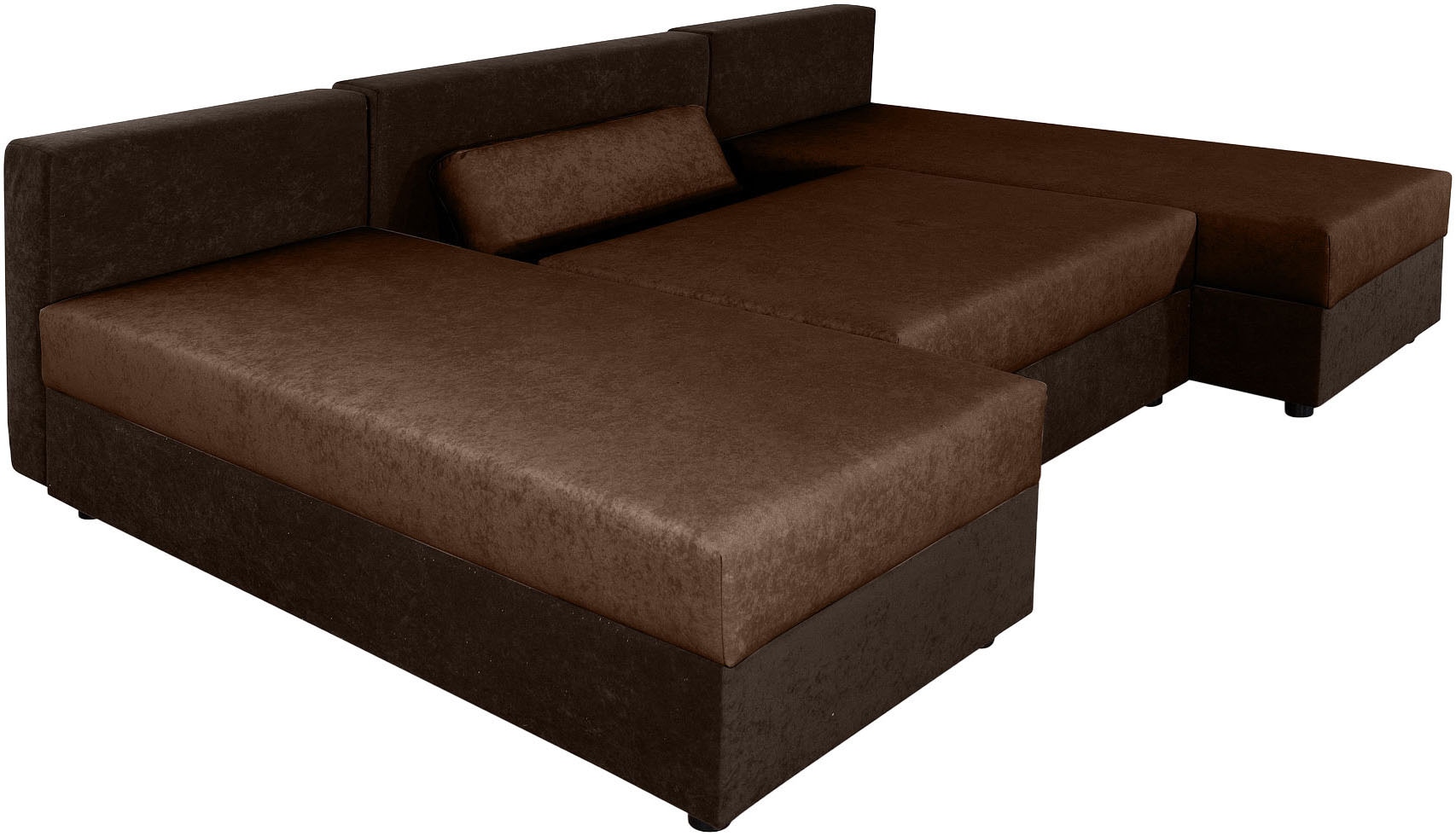 COLLECTION AB Wohnlandschaft »Pico U-Form« Wohnlandschaft,2 X Ottomane,Polyätherschaum Polsterung