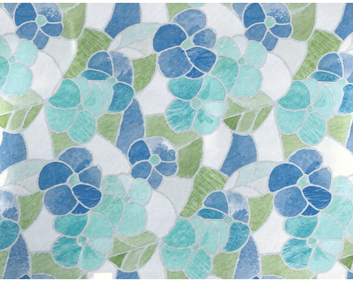 dc-fix® zelfklevende glasdecoratiefolie Lisboa blauw 45x200 cm