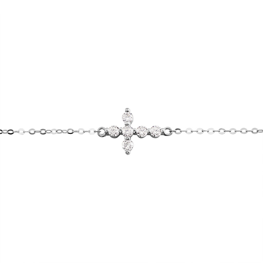 Bracelet Or Blanc Kerem Oxyde