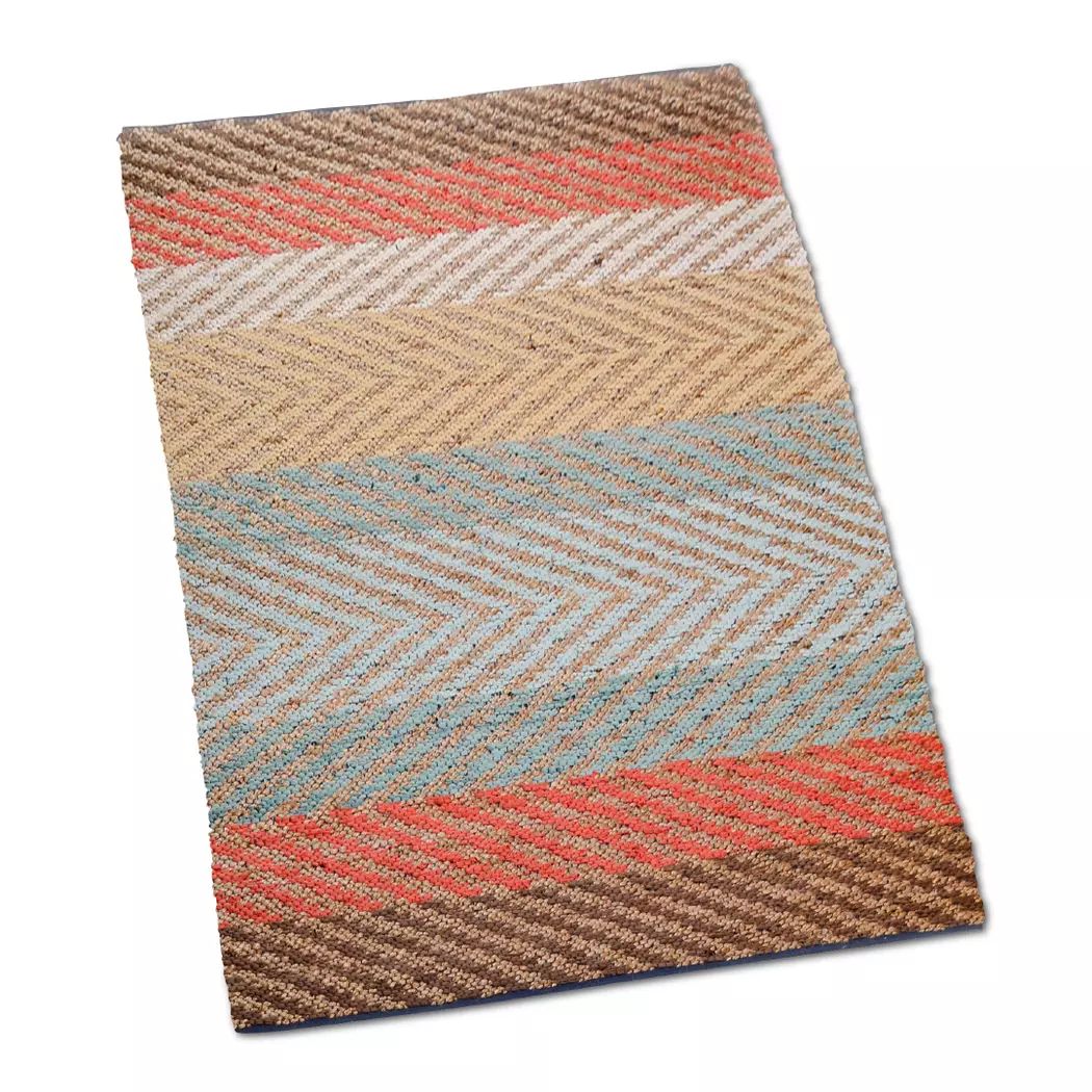 Designteppich Pastel Stripe 65 x 135 cm