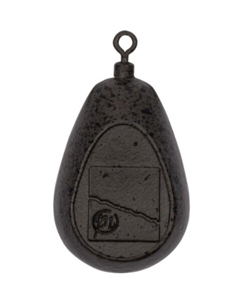 Plombs poire plate Preston avec émerillon (2 pièces)