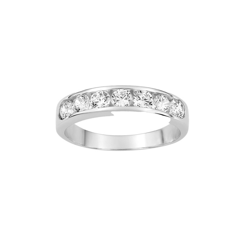 Bague femme - Oxyde de zirconium - Argent 925