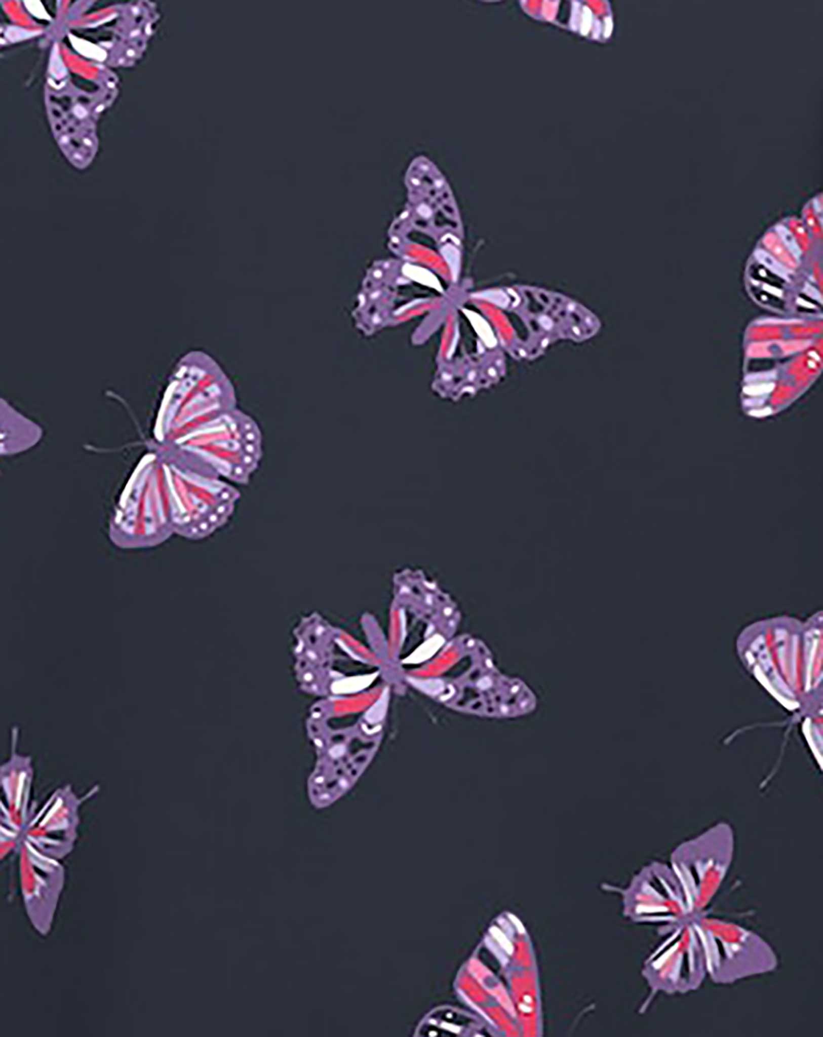 Langarmkleid NMFTASJA SCHMETTERLINGE in dark sapphire