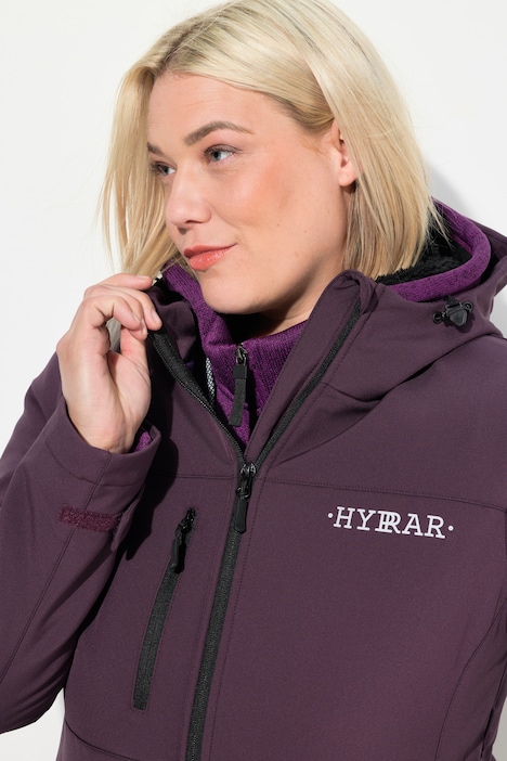 HYPRAR Softshelljacke, wasserabweisend, Stretch, Reflektor