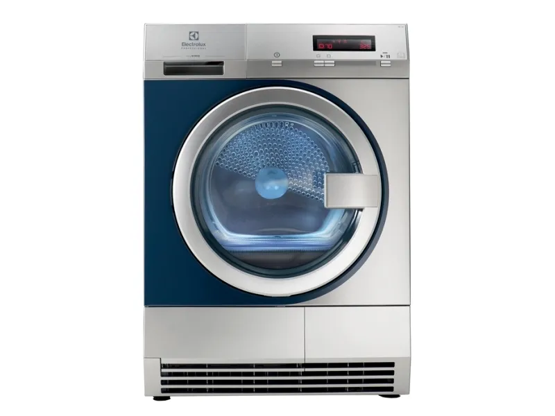 Electrolux TE1120P, Fritstående, Front-læsning, Kondensering, Rustfrit stål, Knapper, Venstre