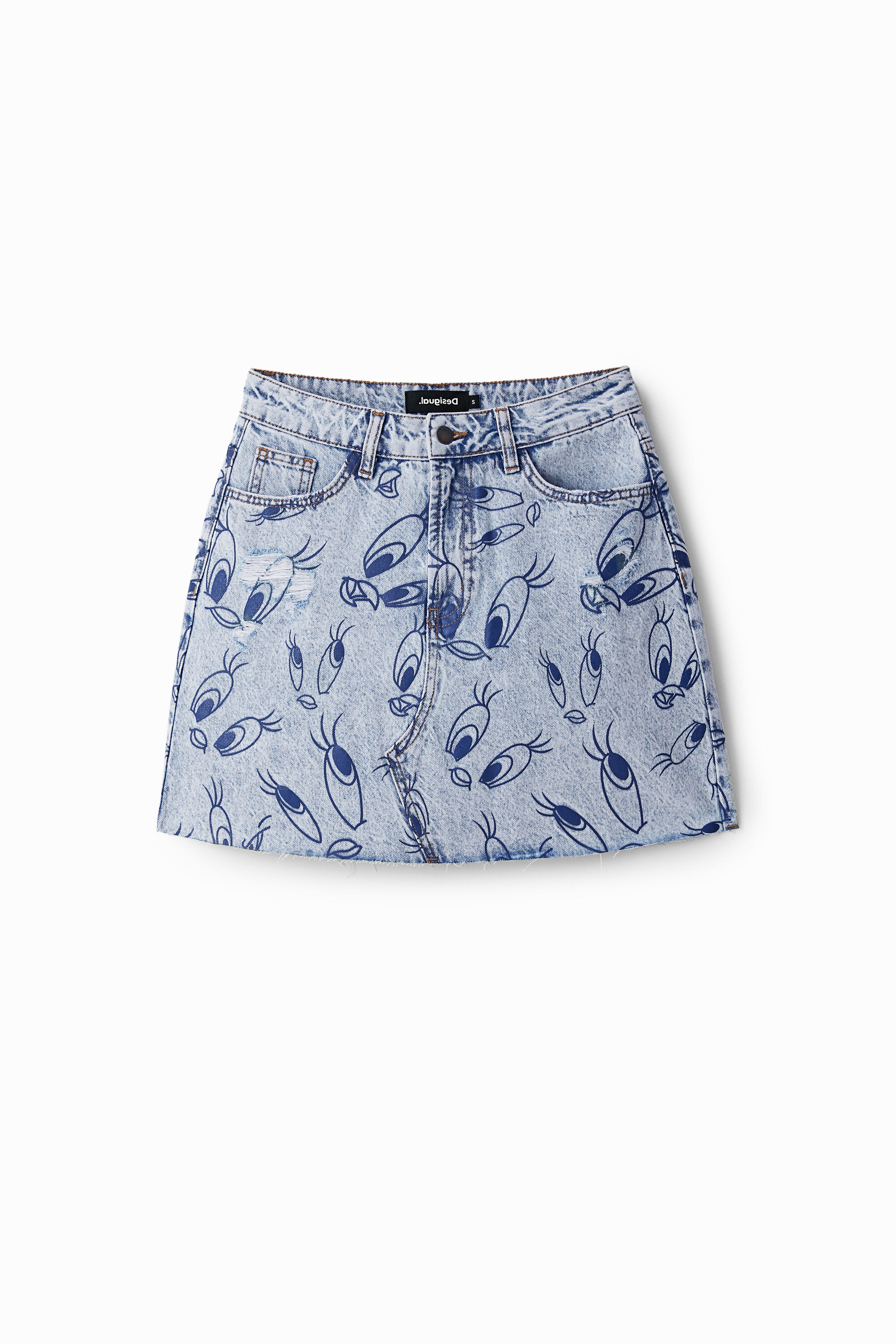 Mini-jupe en jean Titi