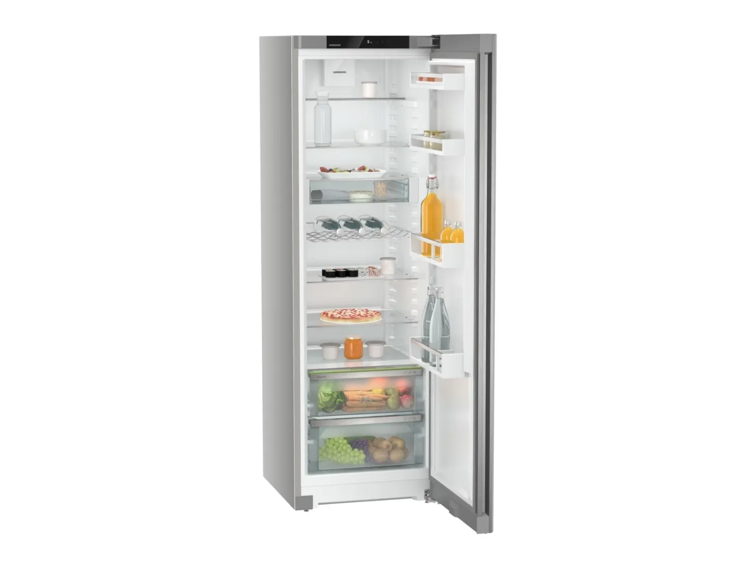 Liebherr SRsfd 5220-22 001 Køleskab - FS, PLUS, SWH, SteelF, 185x60cm