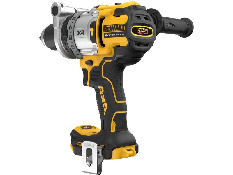 DEWALT Akku-Schlagbohrschrauber 18 V DCD1007NT-XJ Ohne Akku Akku-Schlagbohrschrauber mit 3 Gängen und Powerstack-Akku-Technologie