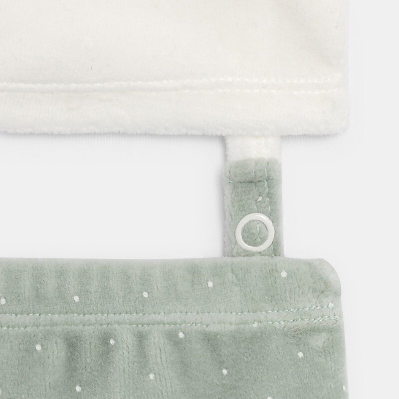Pyjama velours libellule vert bébé fille Vert