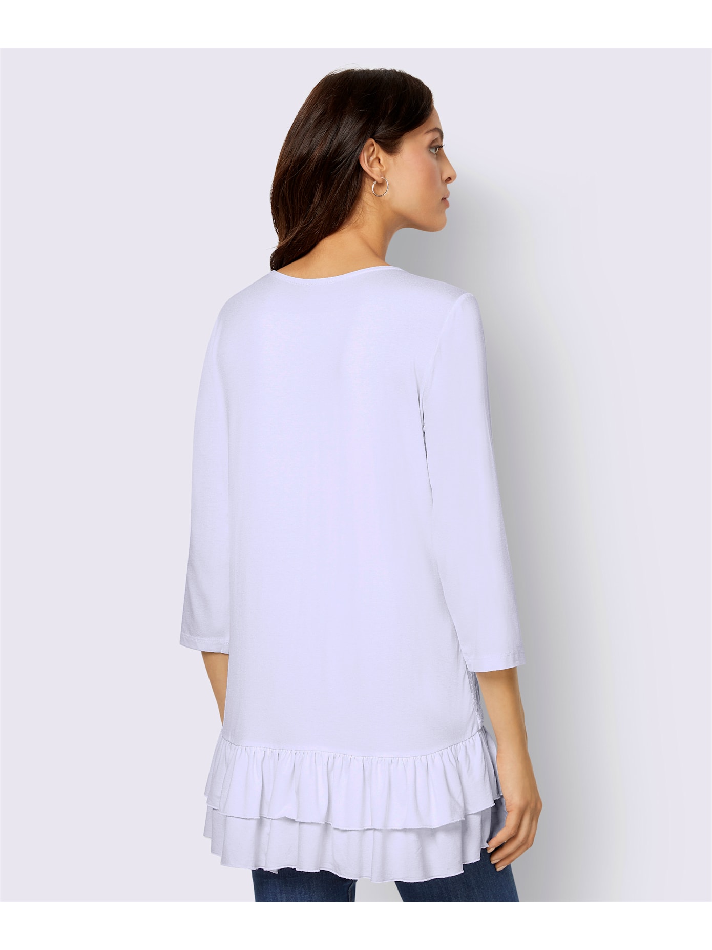 T-shirt à manches 3/4 viscose