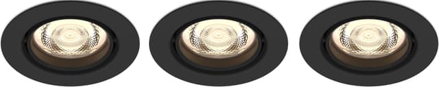 Philips Impala Ceiling spotlys 6W 3-pak (sort)