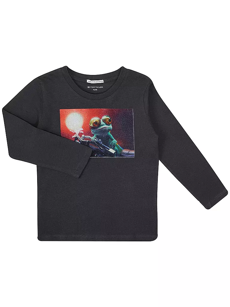 TOM TAILOR Jungen Langarmshirt grau