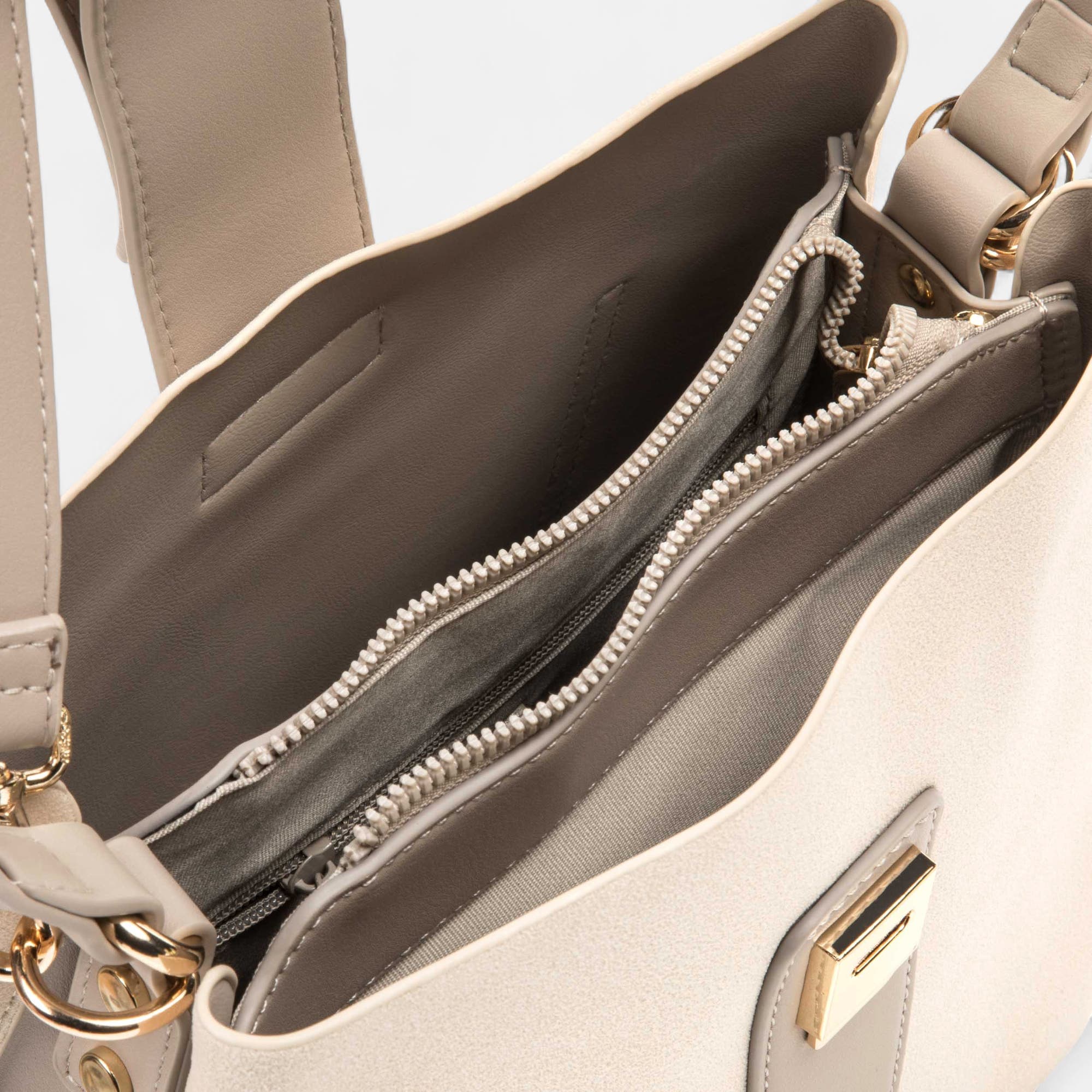 Sac à main beige