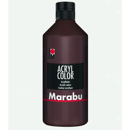 Marabu Acryl Color, Mittelbraun 040, 500 ml