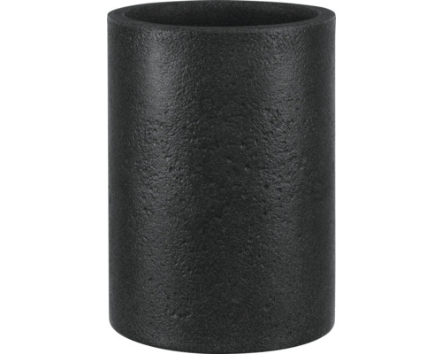 Geli Rondo Hoge kunststof bloempot, 29x29x40 cm, antraciet