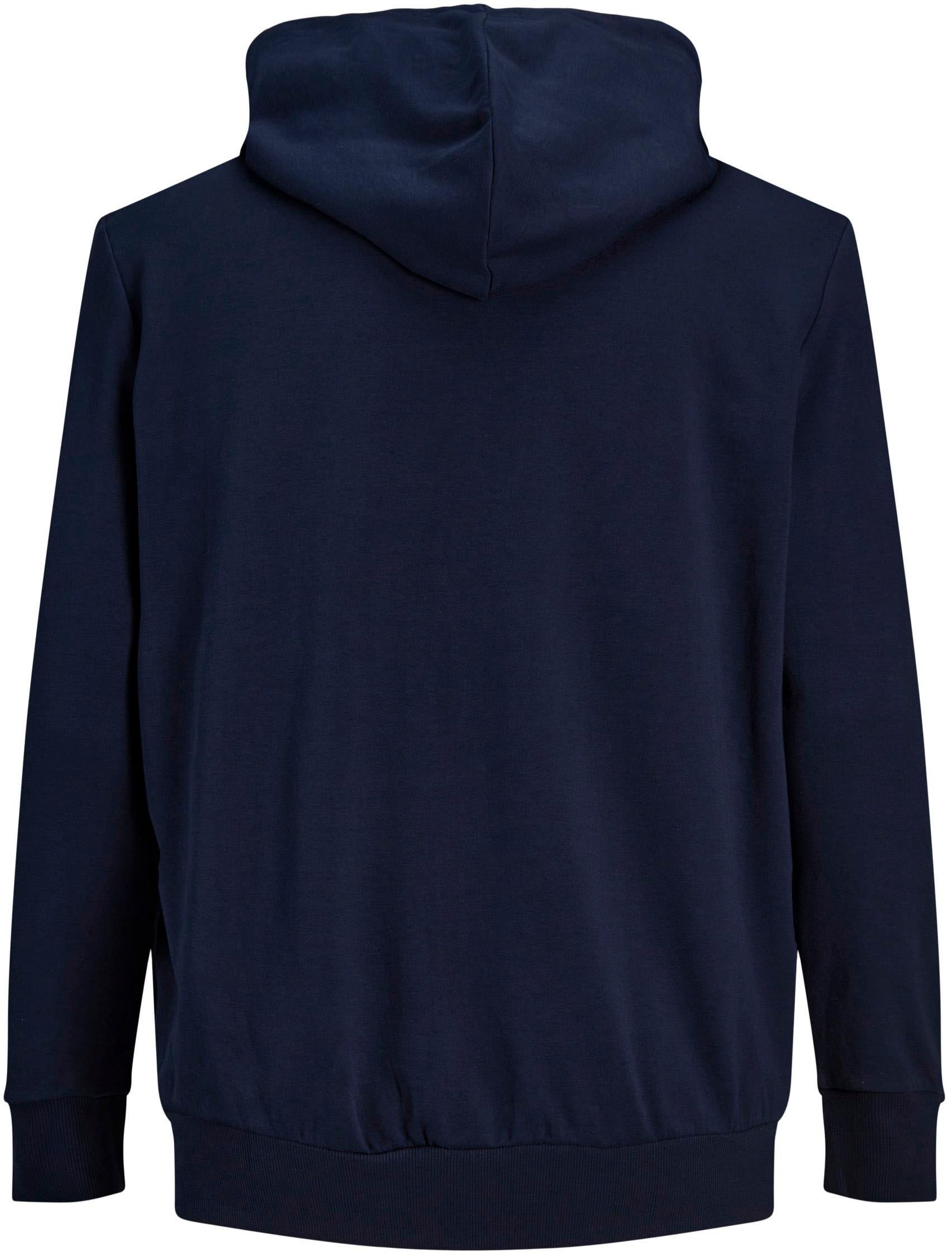 Jack & Jones PlusSize Kapuzensweatjacke »BASIC SWEAT ZIP HOOD«, bis Grösse 6XL