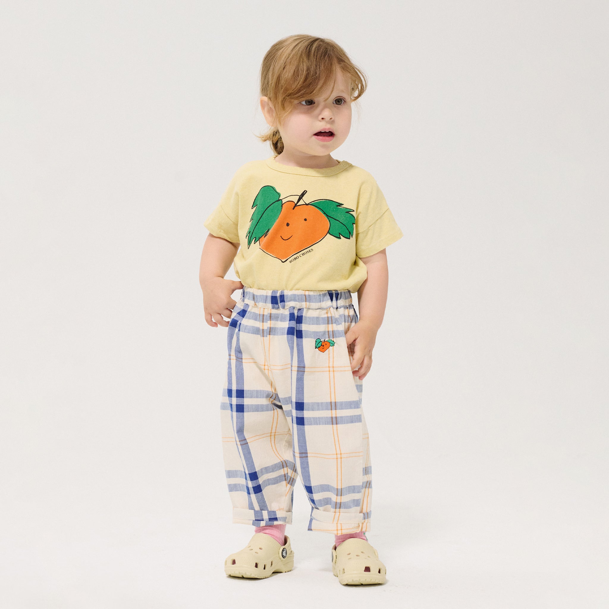 Baby T-Shirt Curious Turnip Yellow