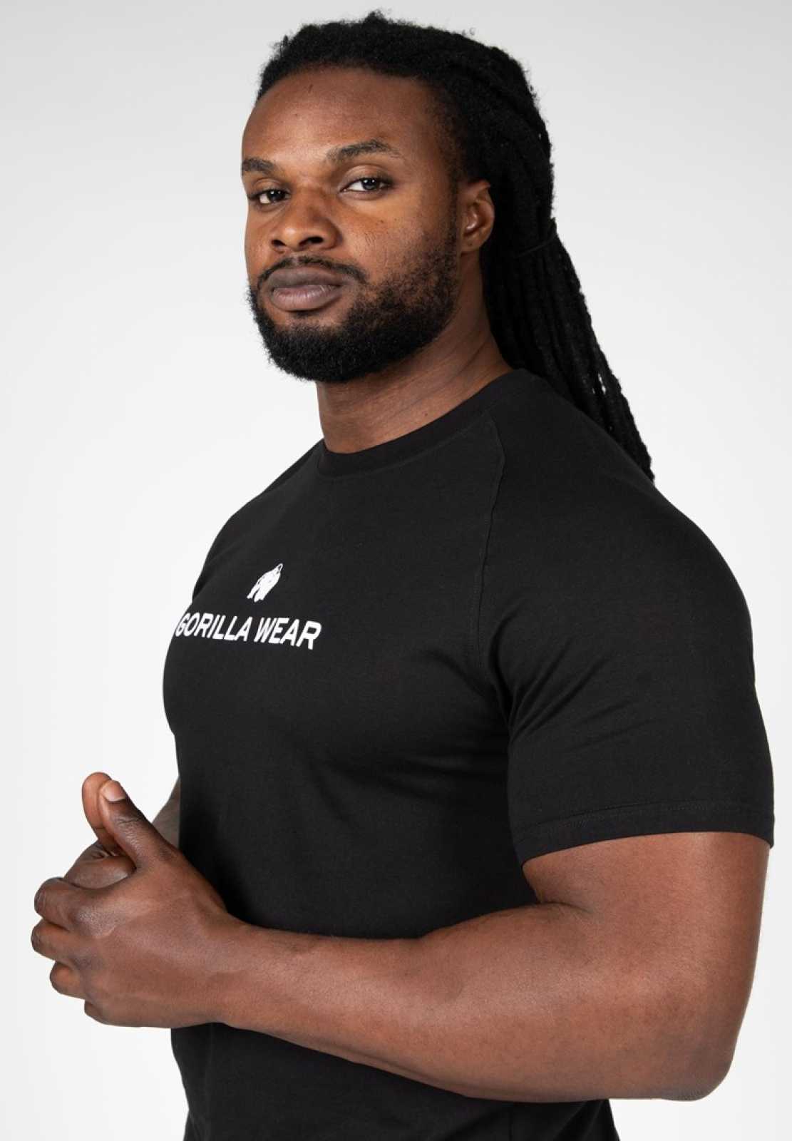 Camiseta preta Davis da Gorilla Wear