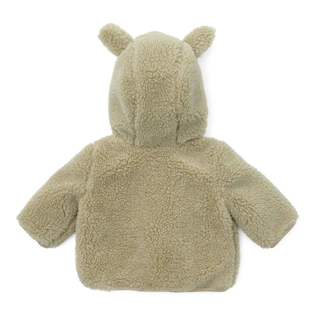 Little Dutch teddy jasje Soft Green