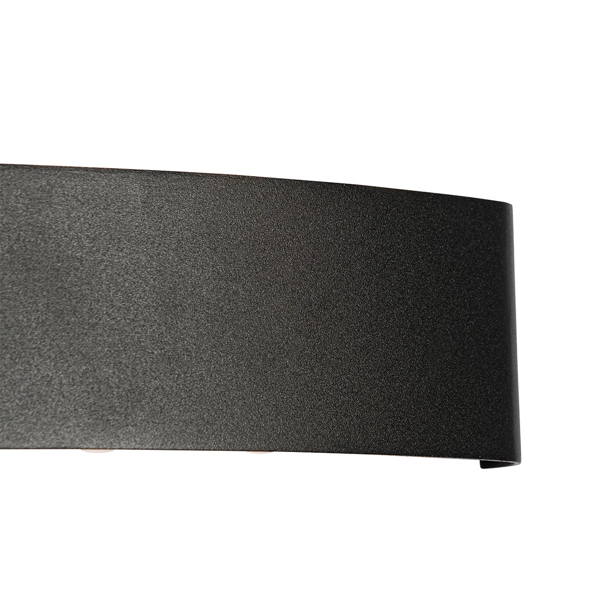 Buiten wandlamp zwart incl. LED 10-lichts IP54 - Silly
