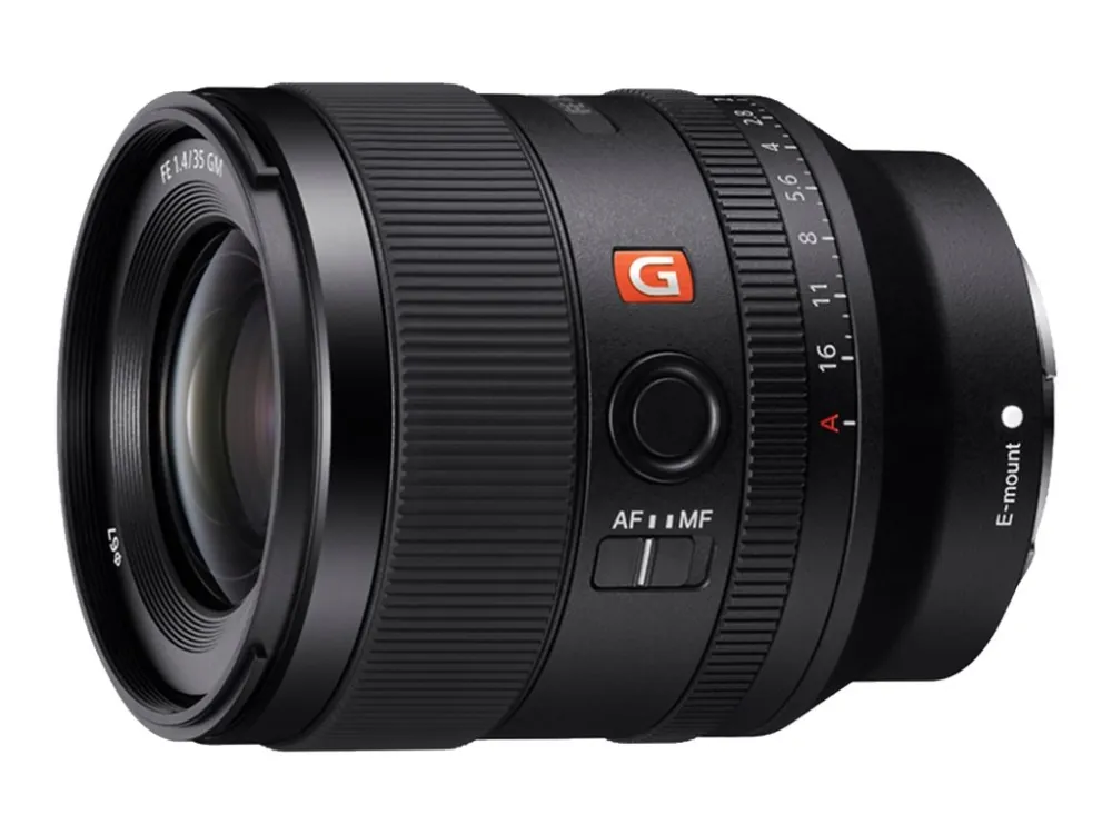 Sony G Master SEL35F14GM - Vidvinkel objektiv - 35 mm - f/1.4 GM - Sony E-mount - for Cinema Line; a VLOGCAM; a1; a1 II; a6700; a7 IV; a7C; a7C II; a7CR; a7R V; a7s III; a9 III