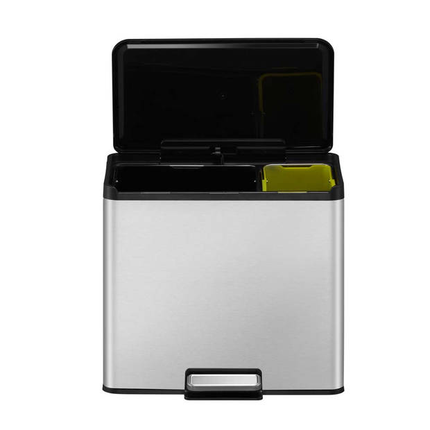 EKO Essential Recycler pedaalemmer afvalscheider - 20 + 9L - mat RVS