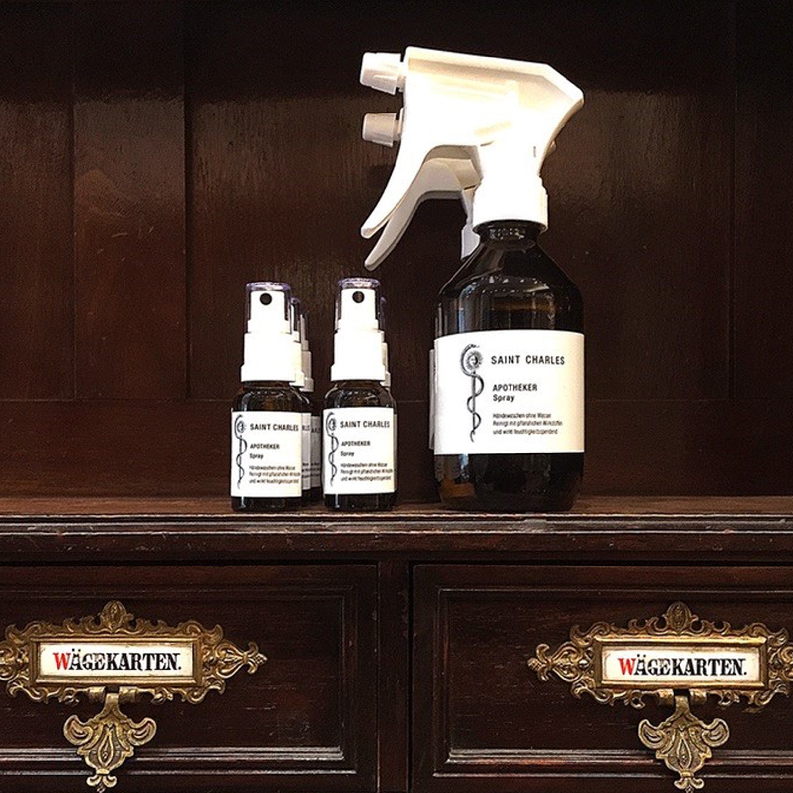 Desinfektionsspray Apotheker für unterwegs