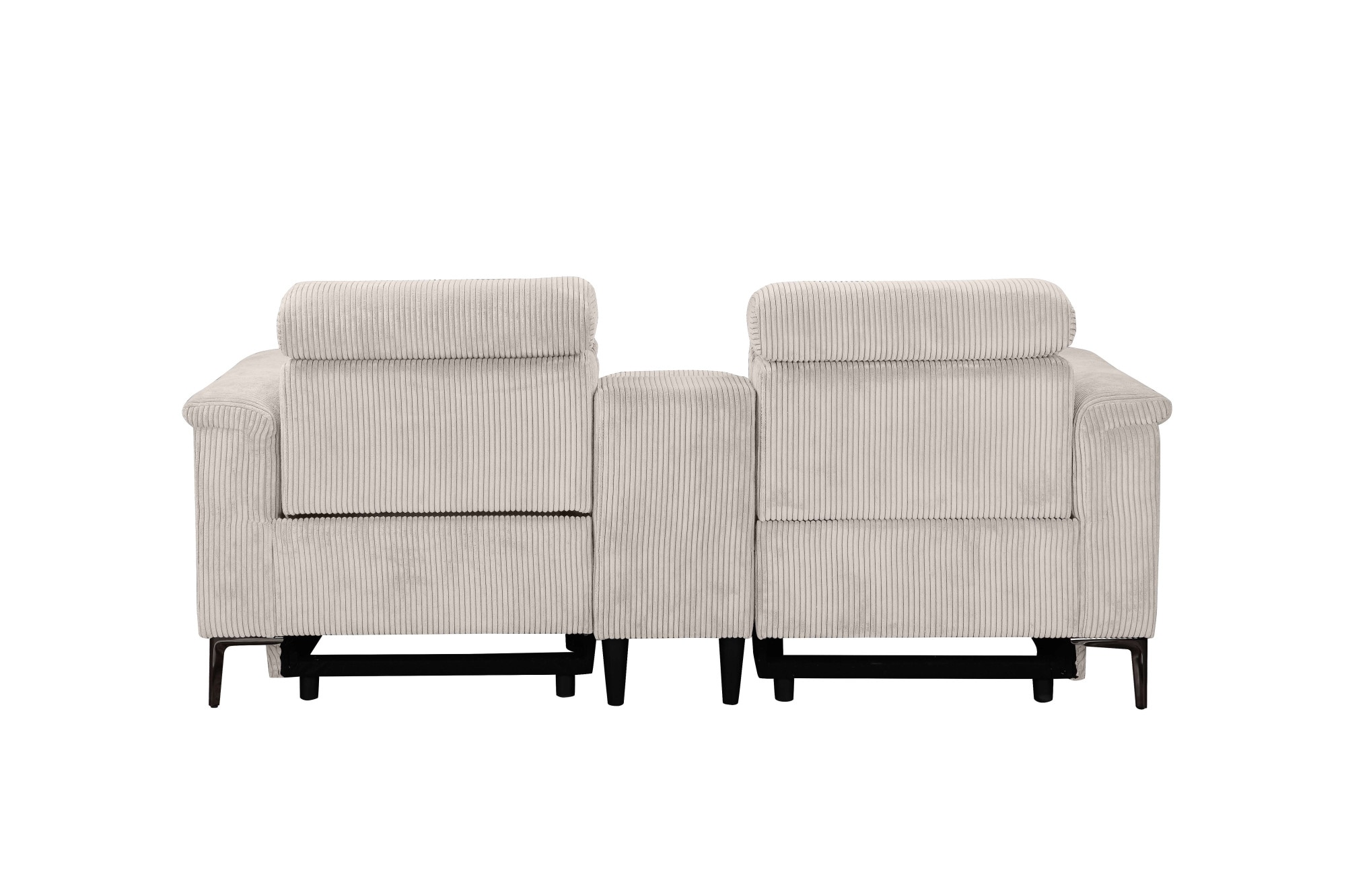 Home affaire 2-Sitzer »Lund in Cord, 2er-Kinosofa, TV-Sessel, Multimedia-Sofa, USB-A,« m. elektrischer o. manueller Relaxfunktion, Getränkehalter u. Staufach