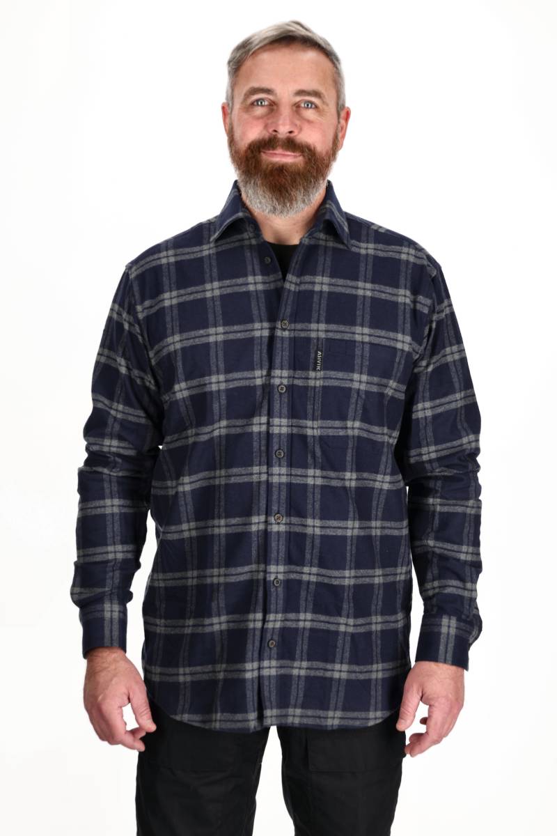 Asivik Blåvand LS skjorte, herre (Dark Blue) - Spejder Sport