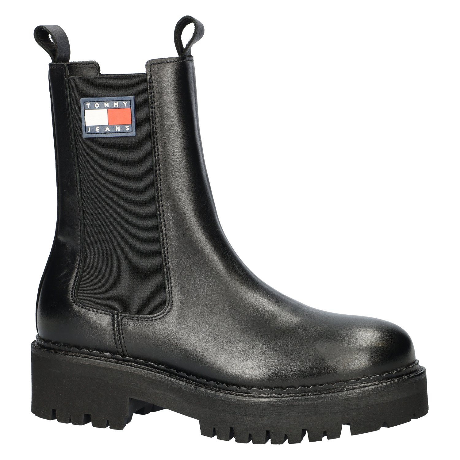 Tommy Jeans Urban Chelsea dames chelseaboot Tommy Hilfiger Zwart