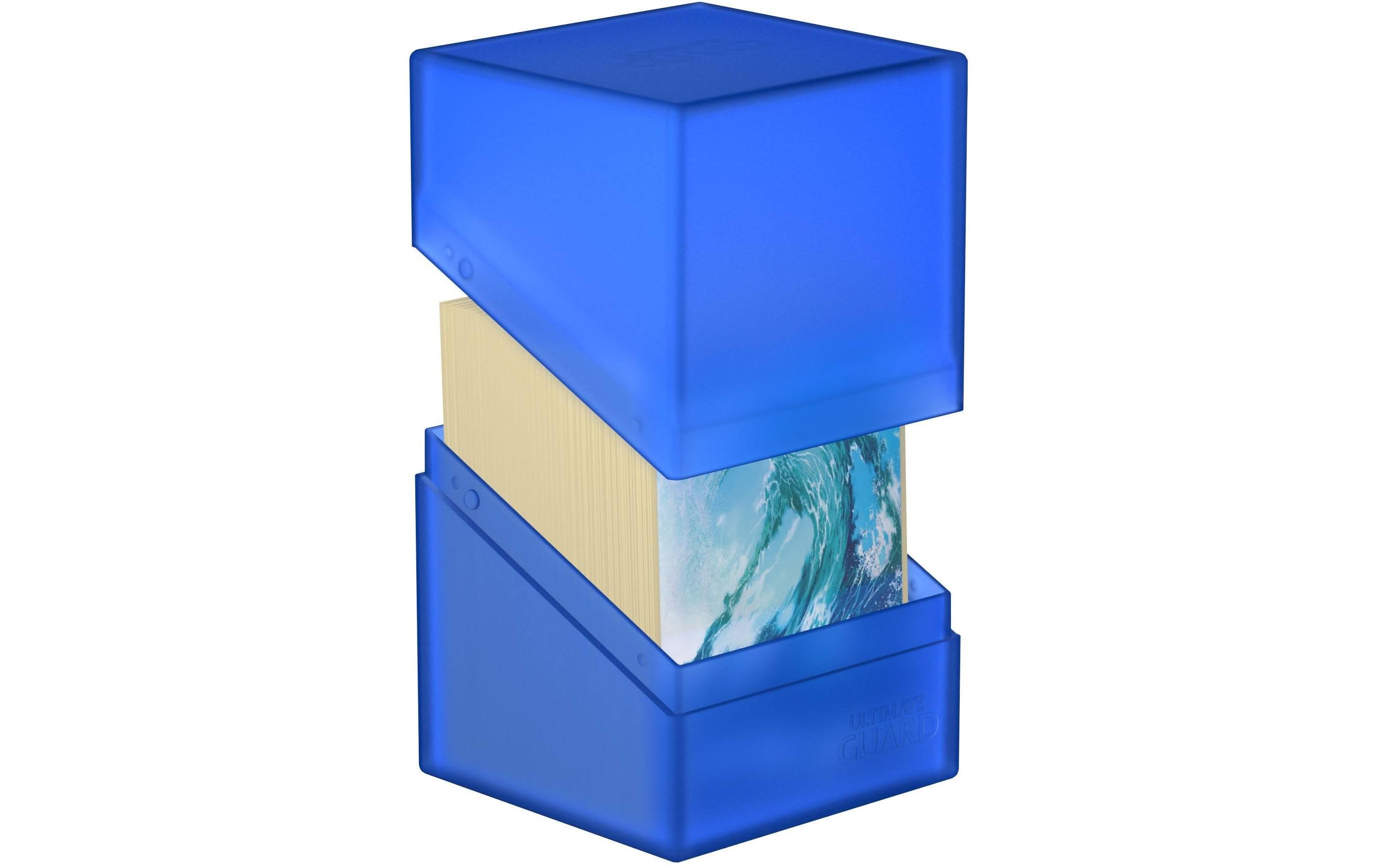 Kartenbox Boulder Deck Case Standardgrösse 100+ SapphireHandliche und feste Kartenbox mit Soft-Touch-Oberfläche