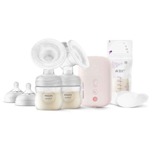 Tire-lait électrique double SCF397/31   Rose        de               Philips AVENT