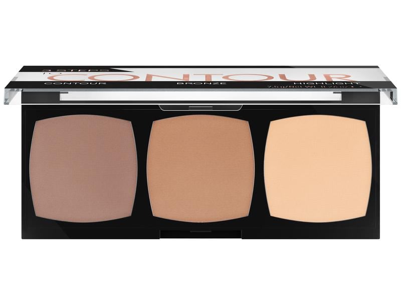 Catrice Contouring Palette 3 Steps To Contour mehrfarbig 01 Basic-Puder-Palette für ein perfektes Make-up in drei Schritten