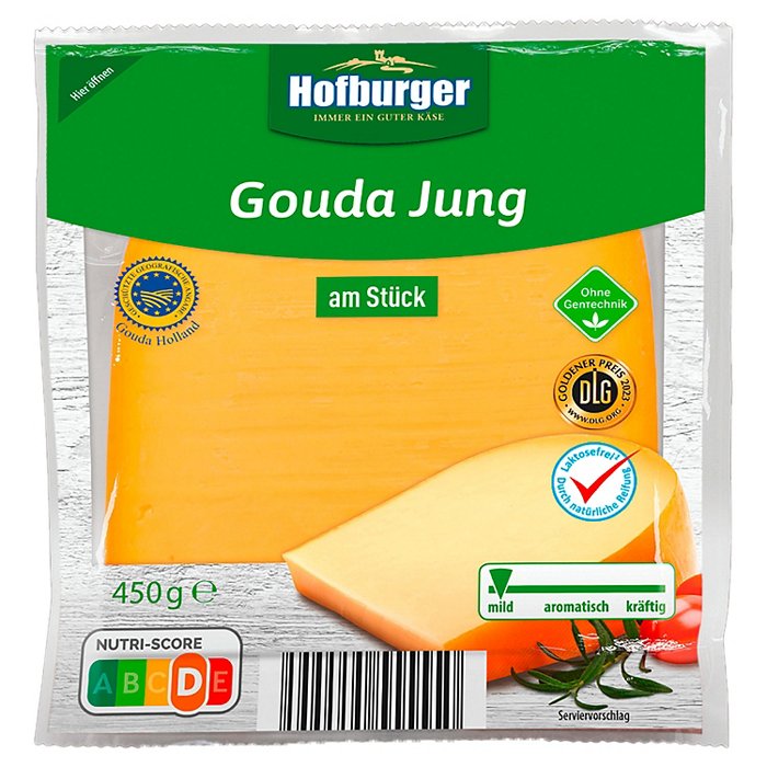 HOFBURGER Gouda jung 450 g