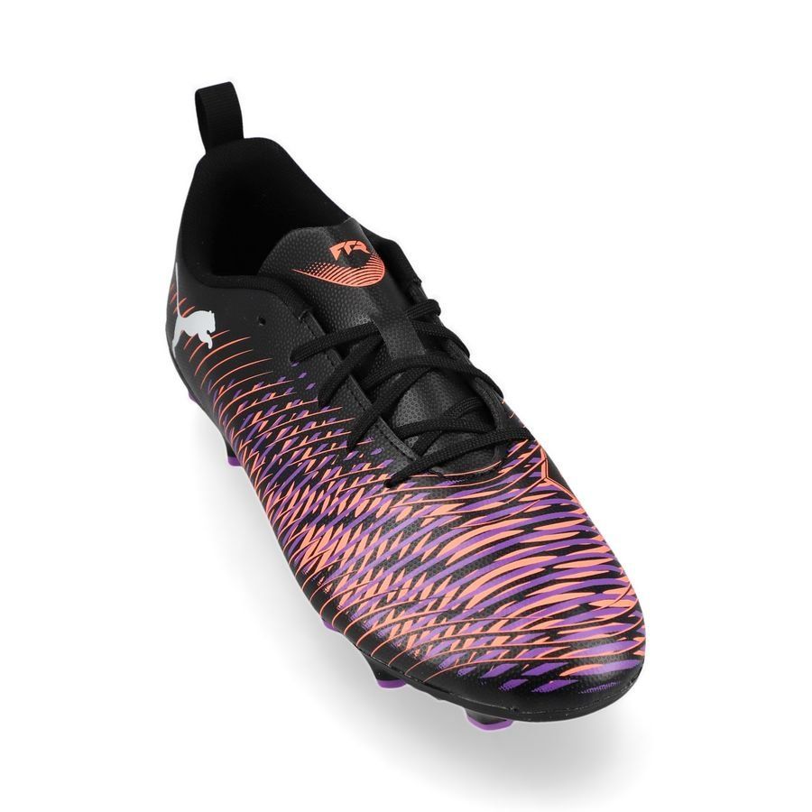 PUMA Future 8 Play FG/AG Unlimited - Noir/Blanc/Glowing Red Enfant