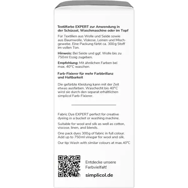 Textilfarbe expert Mitternacht-Schwarz