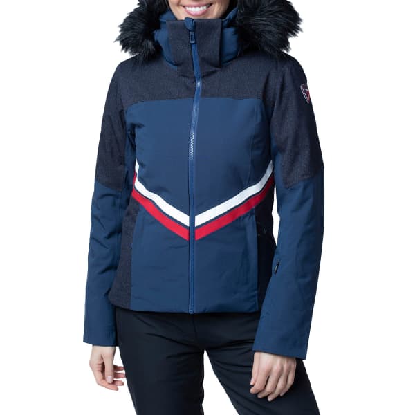 Veste de ski ROSSIGNOL W EMBLEME DENIM JKT DARK NAVY
