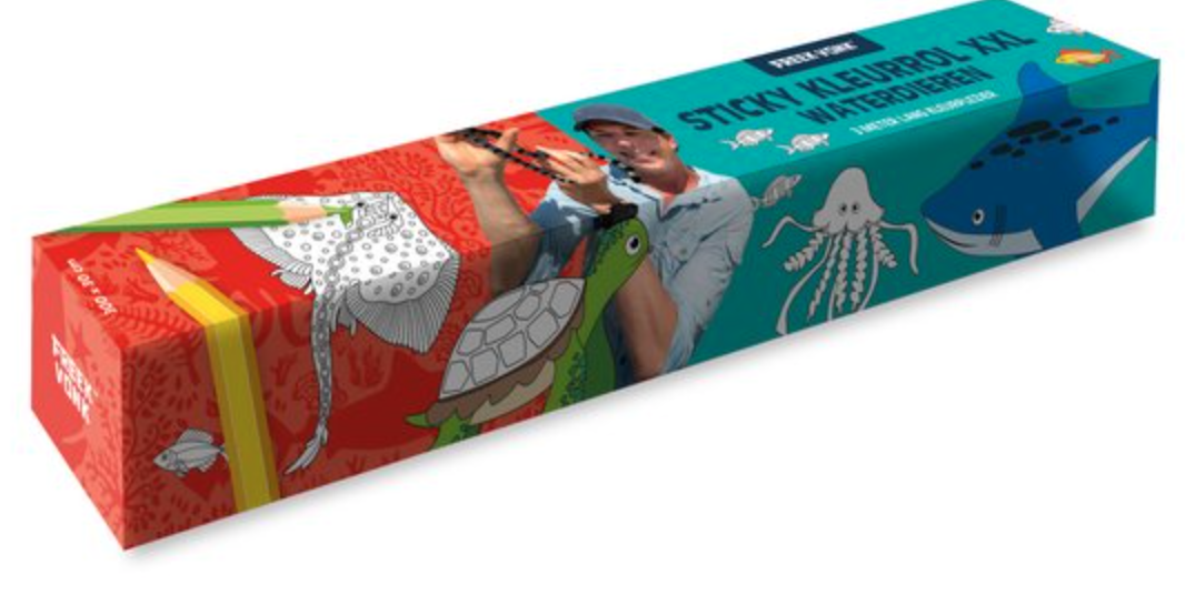 Sticky kleurrol XXL Freek Vonk Waterdieren