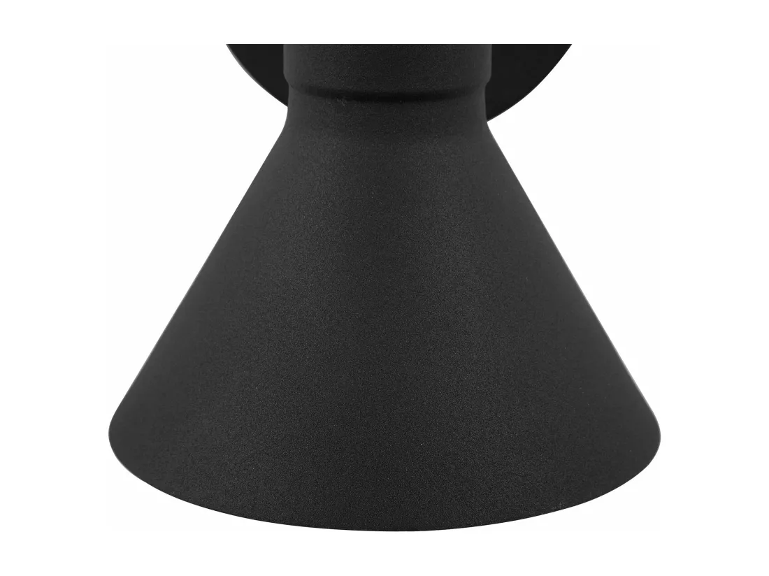 Lot de 2 spots MERSEY Réglable Métal Noir