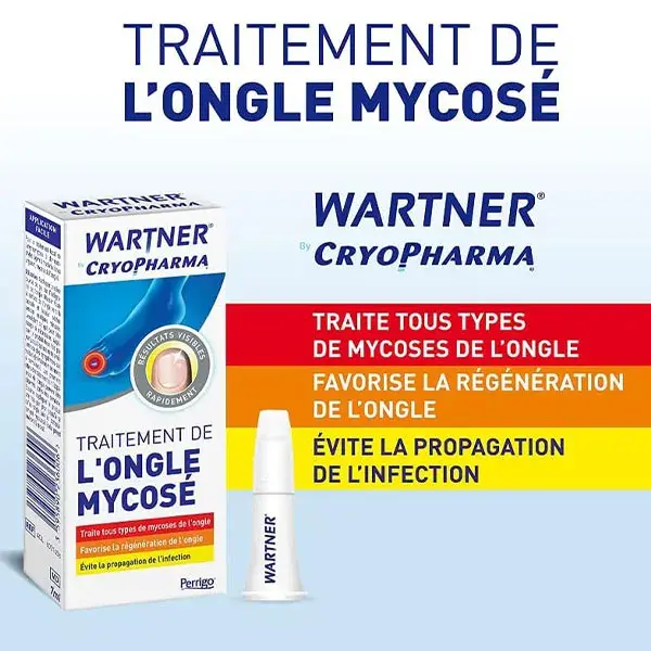 Tratamento e regeneração de unhas com fungos da Wartner by Cryopharma
